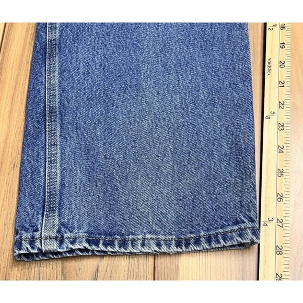 Wrangler Jeans Men's 42 X 30 Blue 100% Cotton 5 Pockets Straight Leg Zip Fly‎